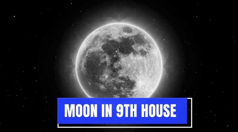 what happens if moon is in 9th house