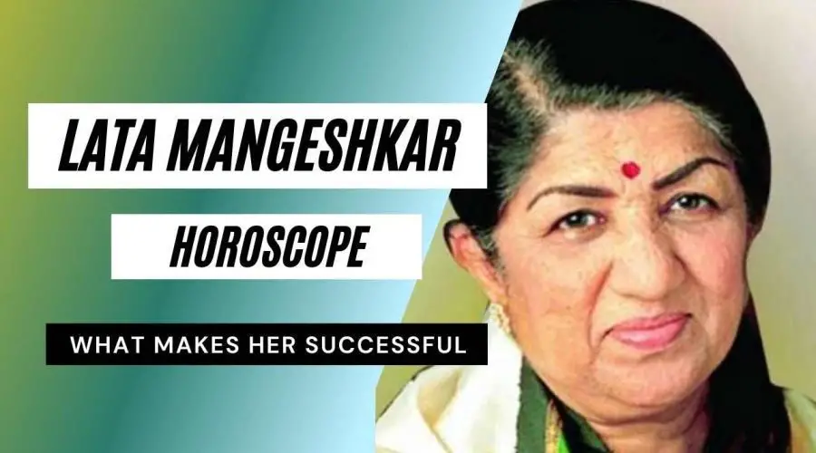 Lata Mangeshkar Horoscope Analysis: Birth Chart, Kundali, Zodiac Sign, And Career