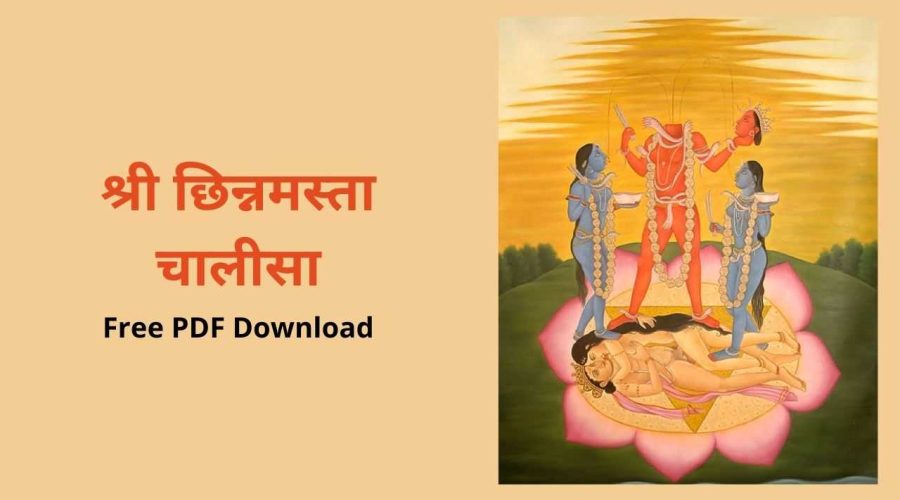 श्री छिन्नमस्ता चालीसा | Shri Chinnamasta Chalisa | Free PDF Download