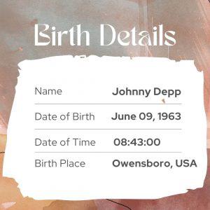 Johnny Depp's birth chart explains actor's fall from grace