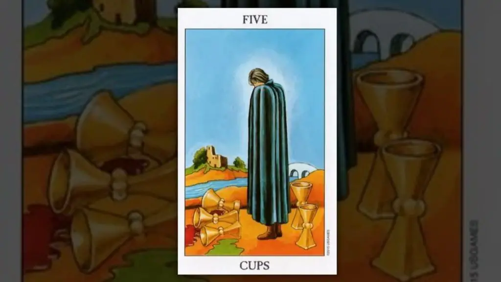 The Five of Cups Tarot Card Description