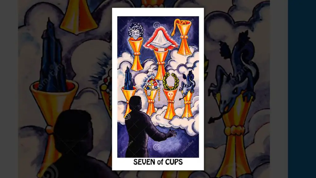 The Seven of Cups Tarot Card Description