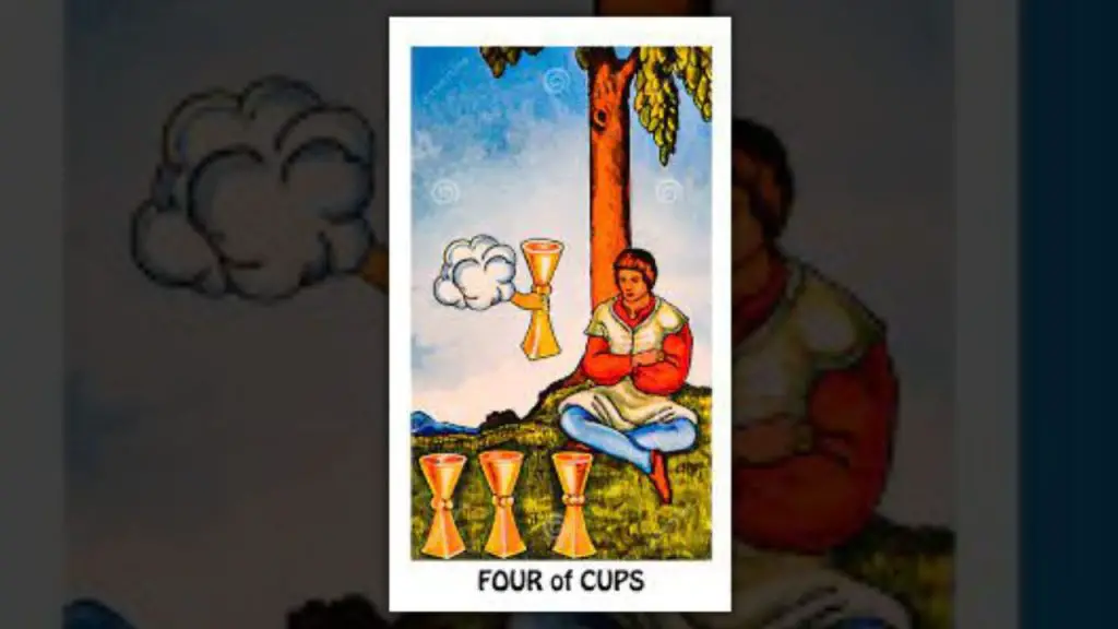 The Four of Cups Tarot Card Description