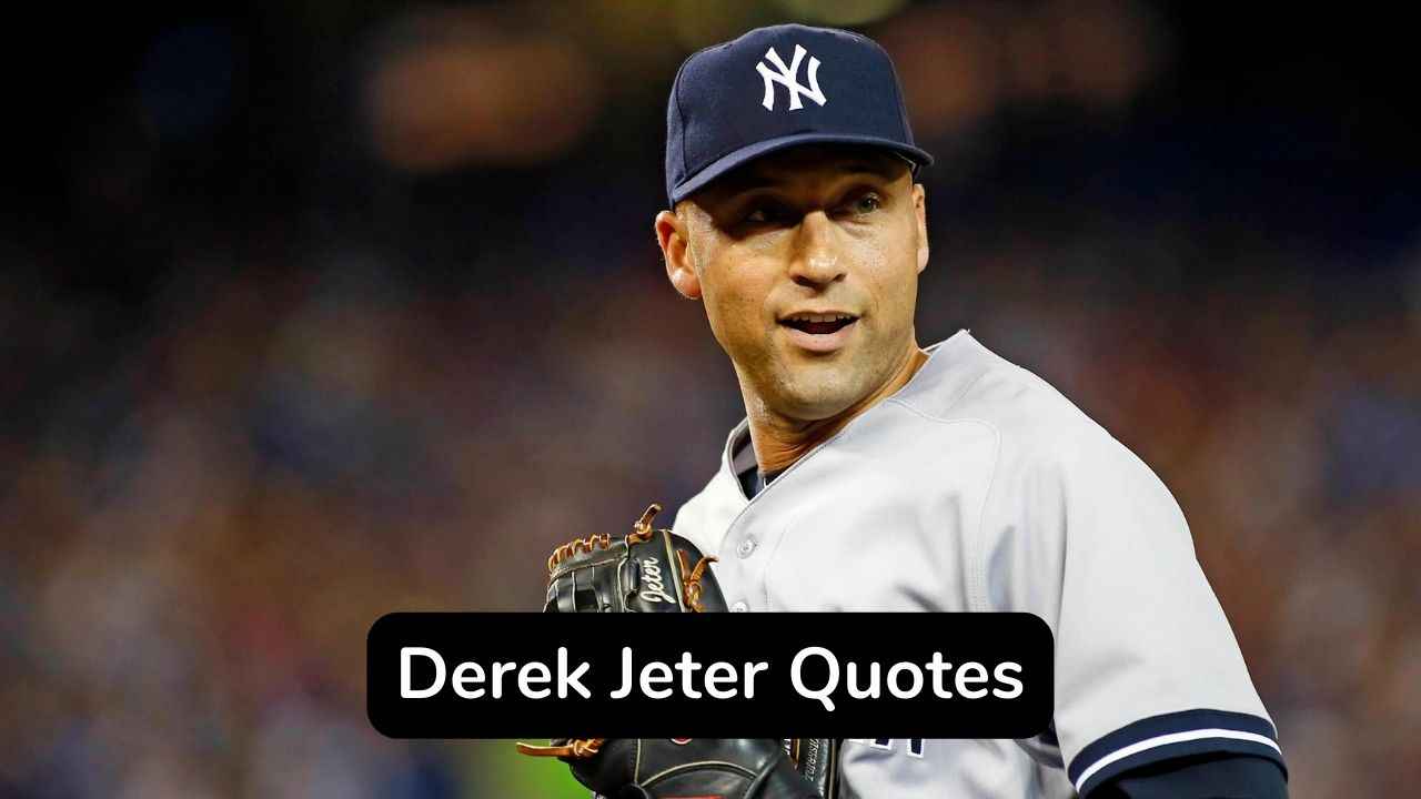  Derek Jeter Inspirational Baseball Quote Wall Art
