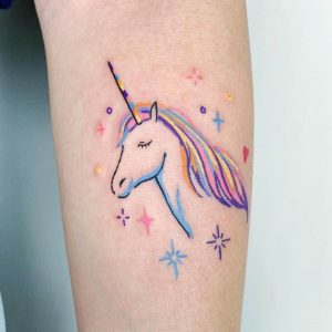 Unicorn tattoos