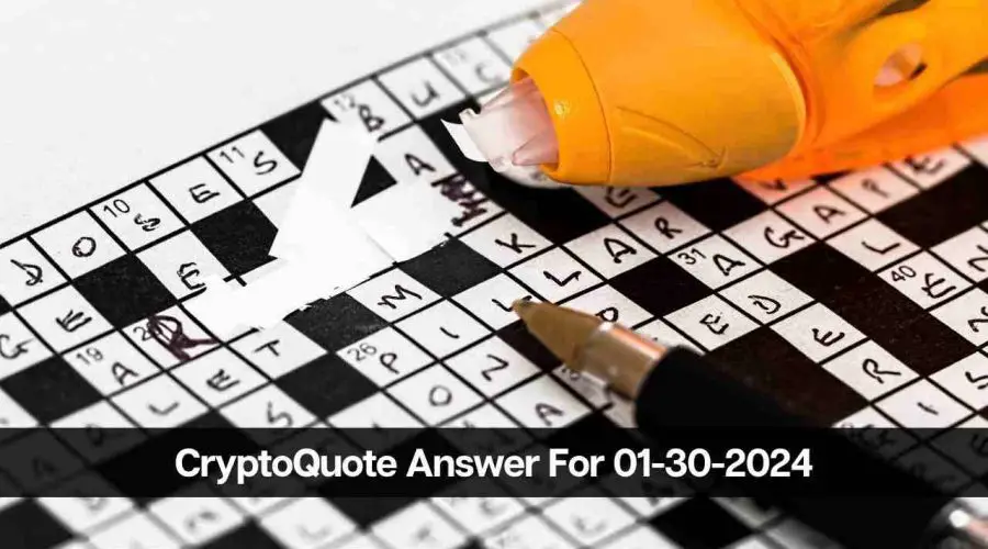 CryptoQuote Answer For Today 01/30/2024