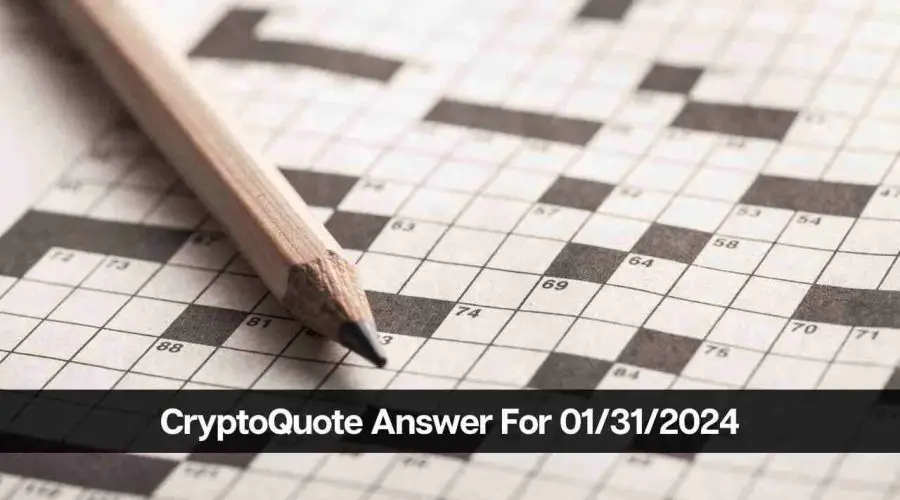 CryptoQuote Answer For Today 01/31/2024