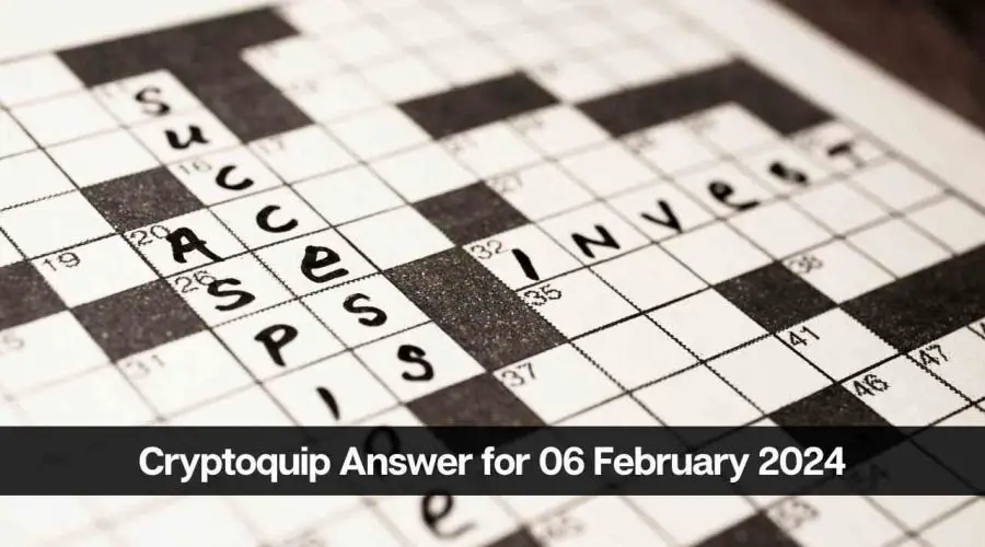 The Cryptoquip Answer for Today 06 February 2024