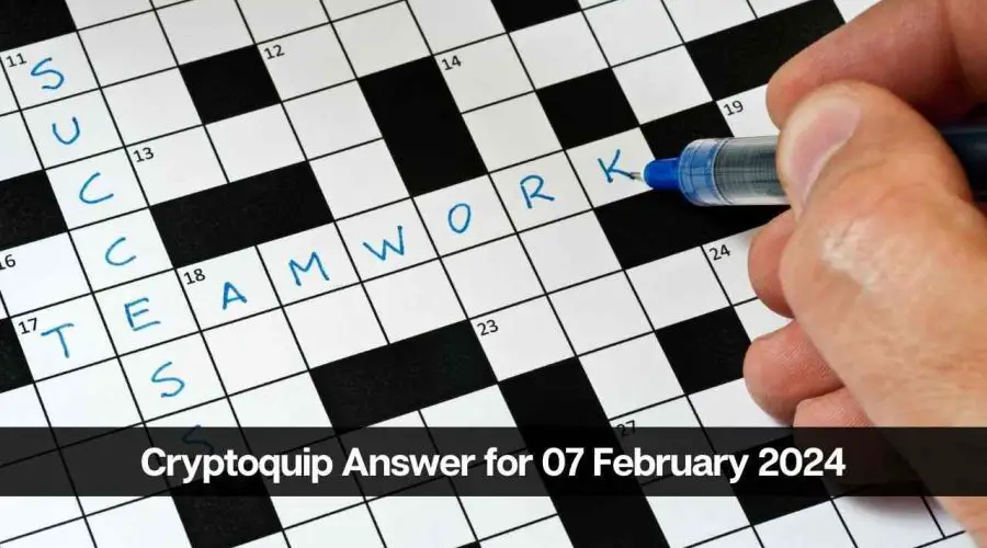 The Cryptoquip Answer for Today 07 February 2024