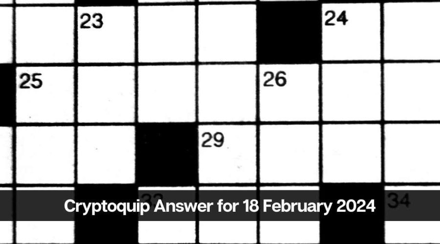 The Cryptoquip Answer for Today 18 February 2024