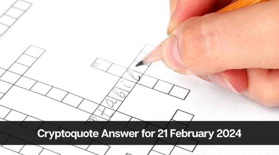 The Cryptoquote Answer for Today 21 February 2024
