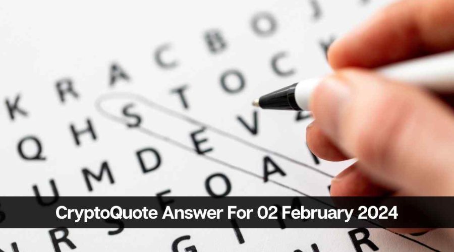 CryptoQuote Answer For Today 02 February 2024